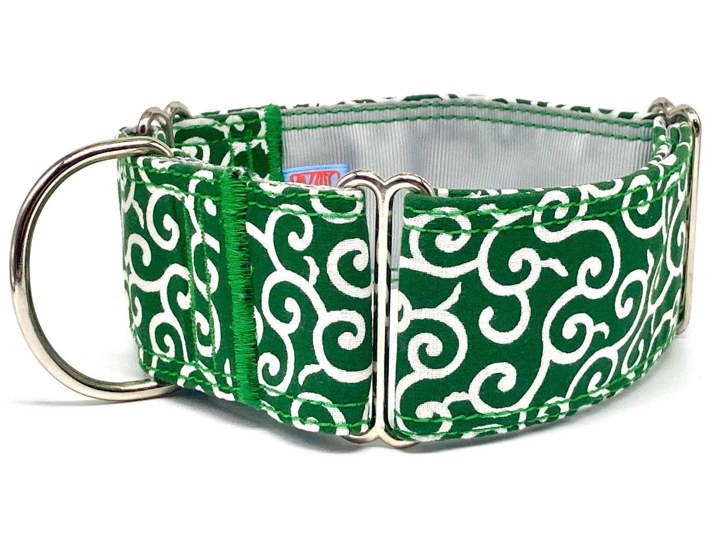 Collar martingale verde karakusa