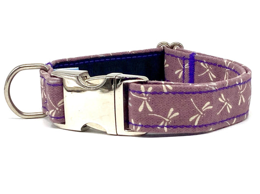 Collar Lila para perro Libélula